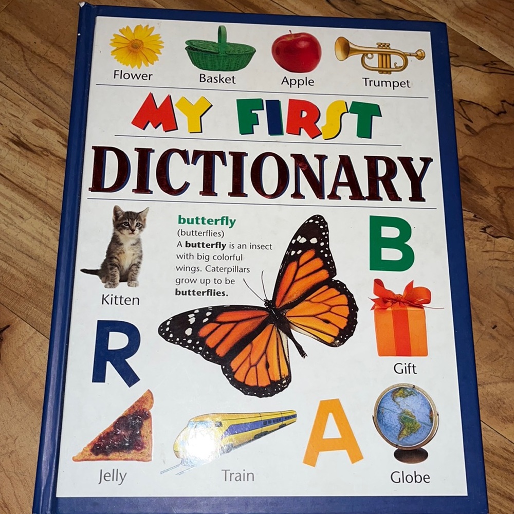 My First Dictionary Hardcover BOOK preschool young school age children kids